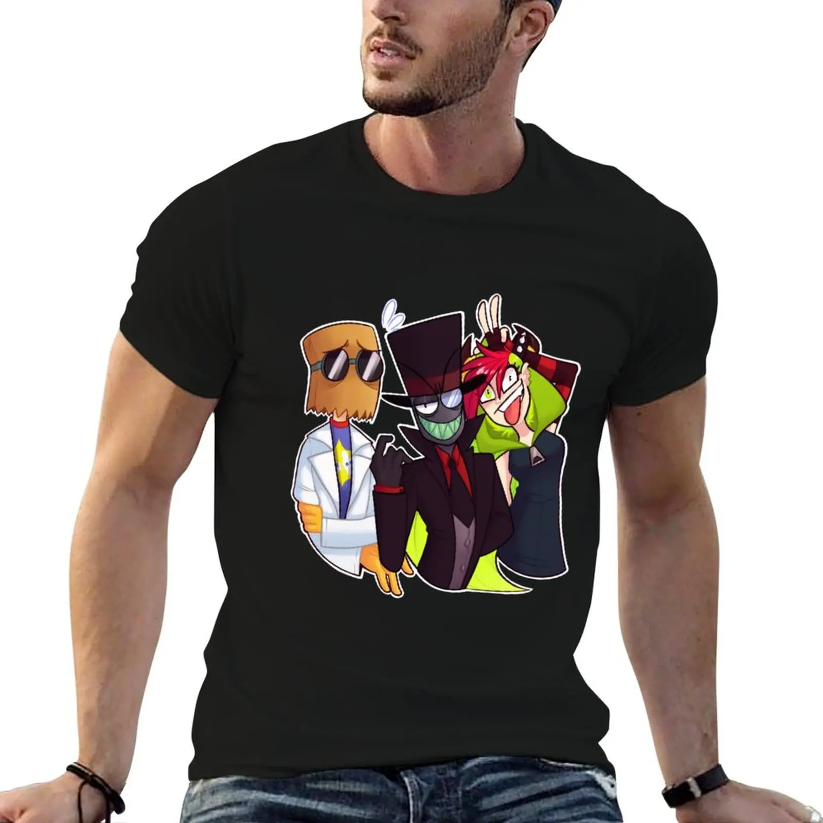 

Villainous trio T-Shirt t shirts for man slim fit funny t shirts cotton T-Shirt