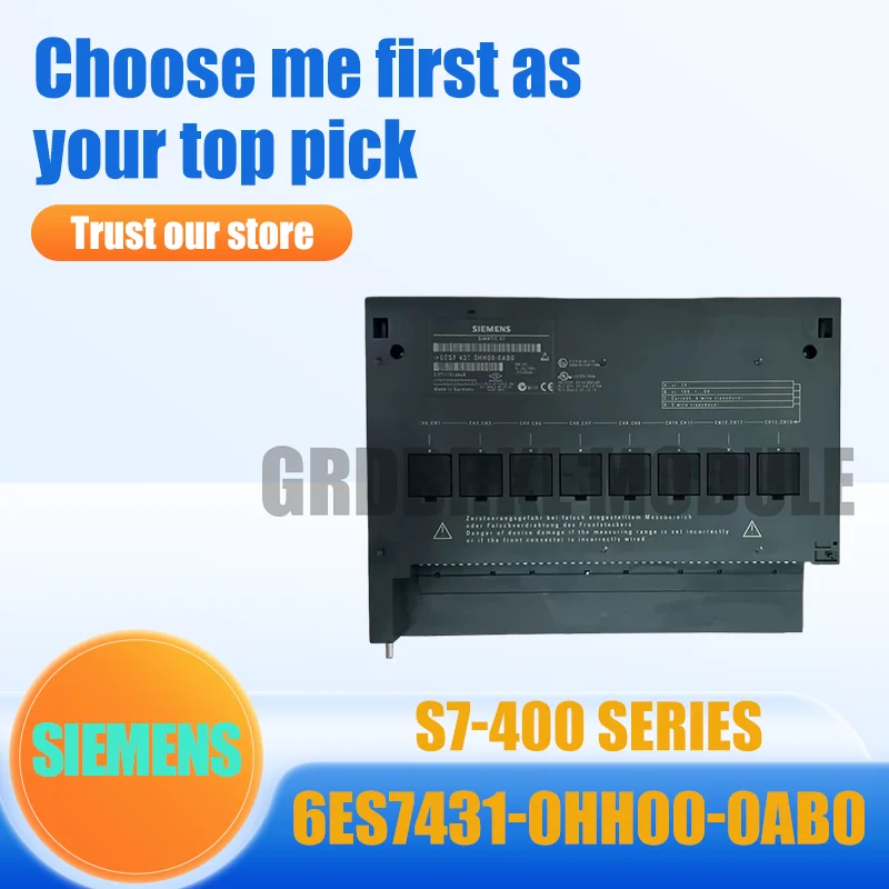 

New Original SIEMENS 6ES7431-0HH00-0AB0 S7-400 Analog Input Module