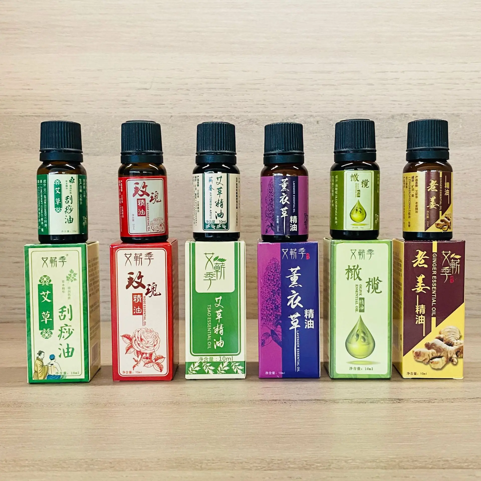 Mała butelka oleju eterycznego z różą, do masażu Gua Sha całego ciała, twarzy i pleców.