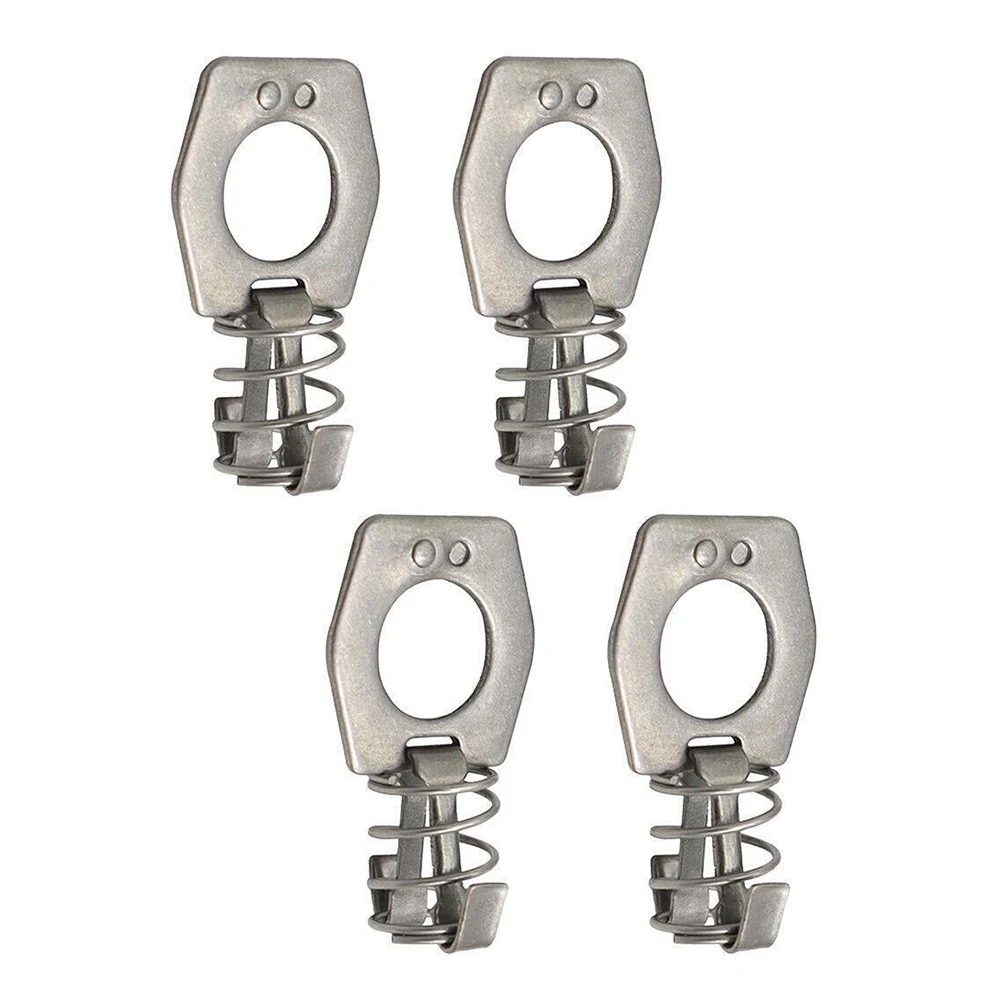 Door Fastener Cover Water Heater Cam Lock Latch 4Pcs For RVs  Trailers  Campers Stainless Steel Silver