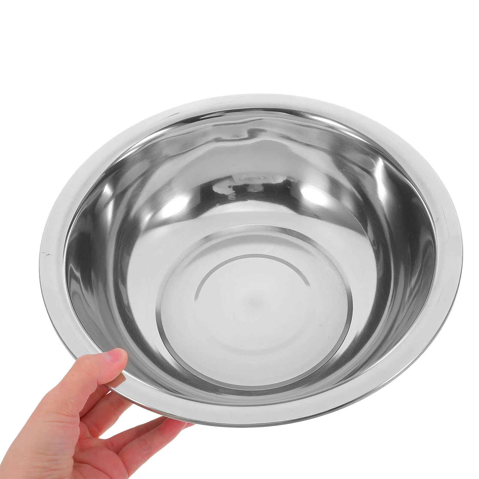 

Stainless Steel Basin 29Cm Multi-Function Foot Soak Tub Face Washing Laundry Mixing Bowl Portable Foot Bath Bucket