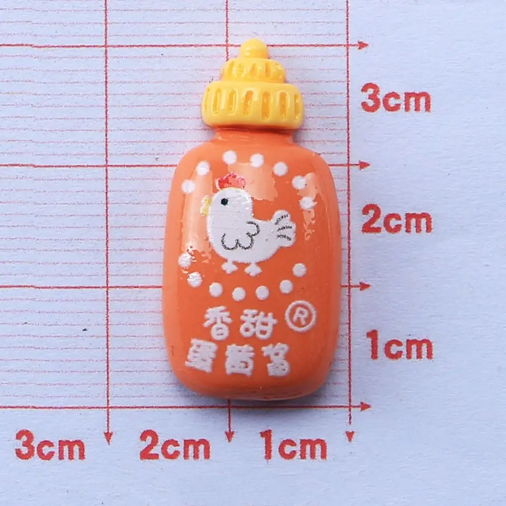 5Pcs/set Cute Mini Sauce Bottle Resin Phone Case DIY Jewellery Hairpin Accessories Hairwear Ornament Crafts Cabochon