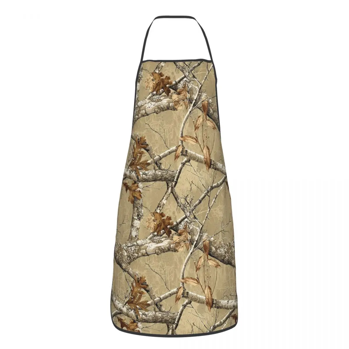 Custom Real Tree Camouflage Camo Pattern Apron for Women Men Unisex Bib Kitchen Cooking Tablier Cuisine Chef Painting