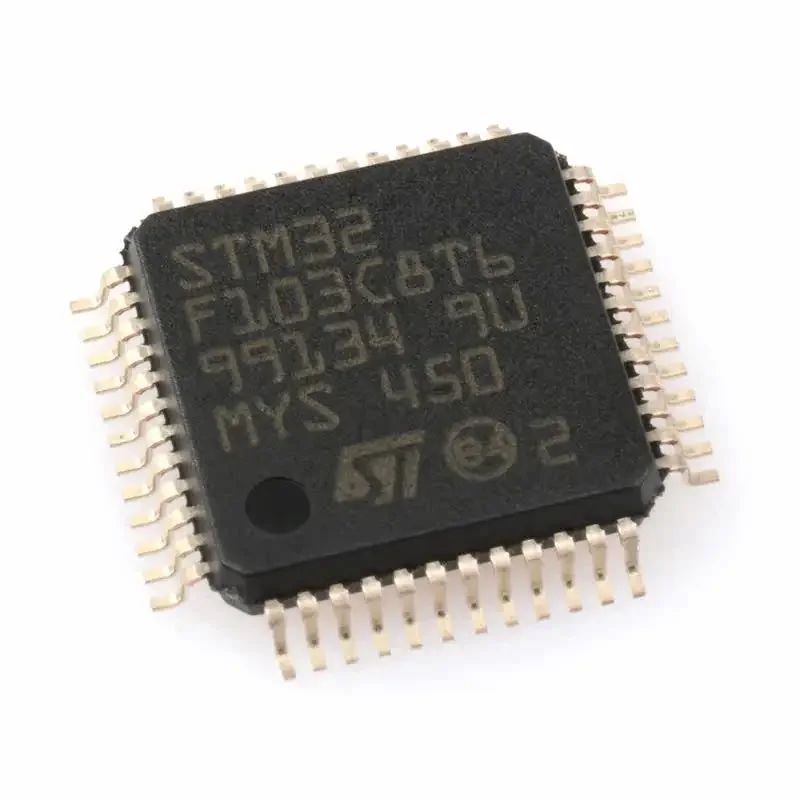 Original genuine, SMD 10pcs STM32F103C8T6 32-bit microcontroller CORTEX M3 64K LQFP48