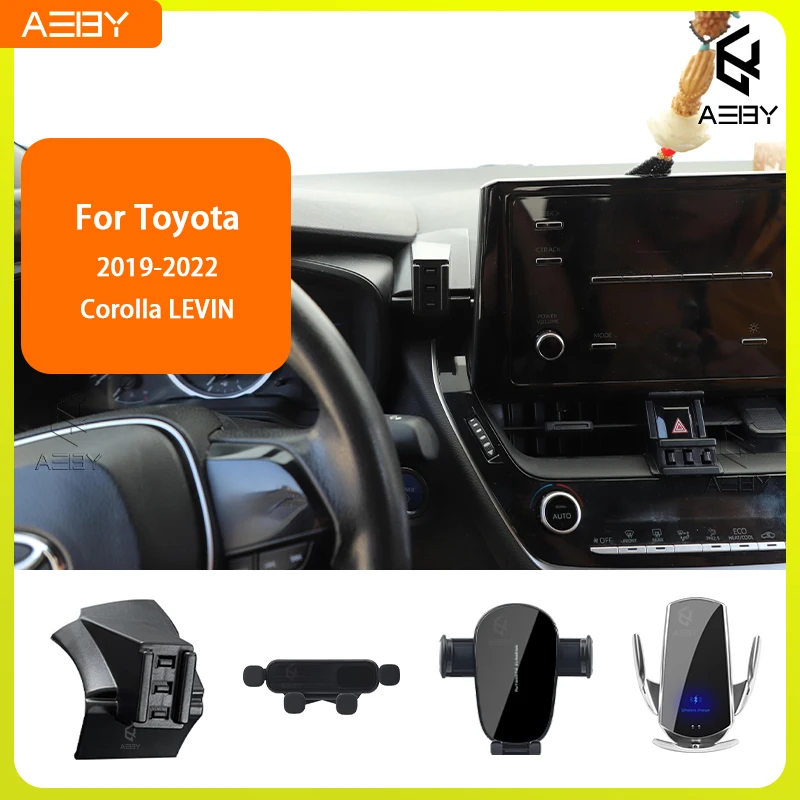 Für Toyota Corolla LEVIN 2019-2022 Handyhalterung Auto-Mobiltelefon-Halterung Spezielle Fixierte Halterung Basis Kabellose Ladestation Innenraum