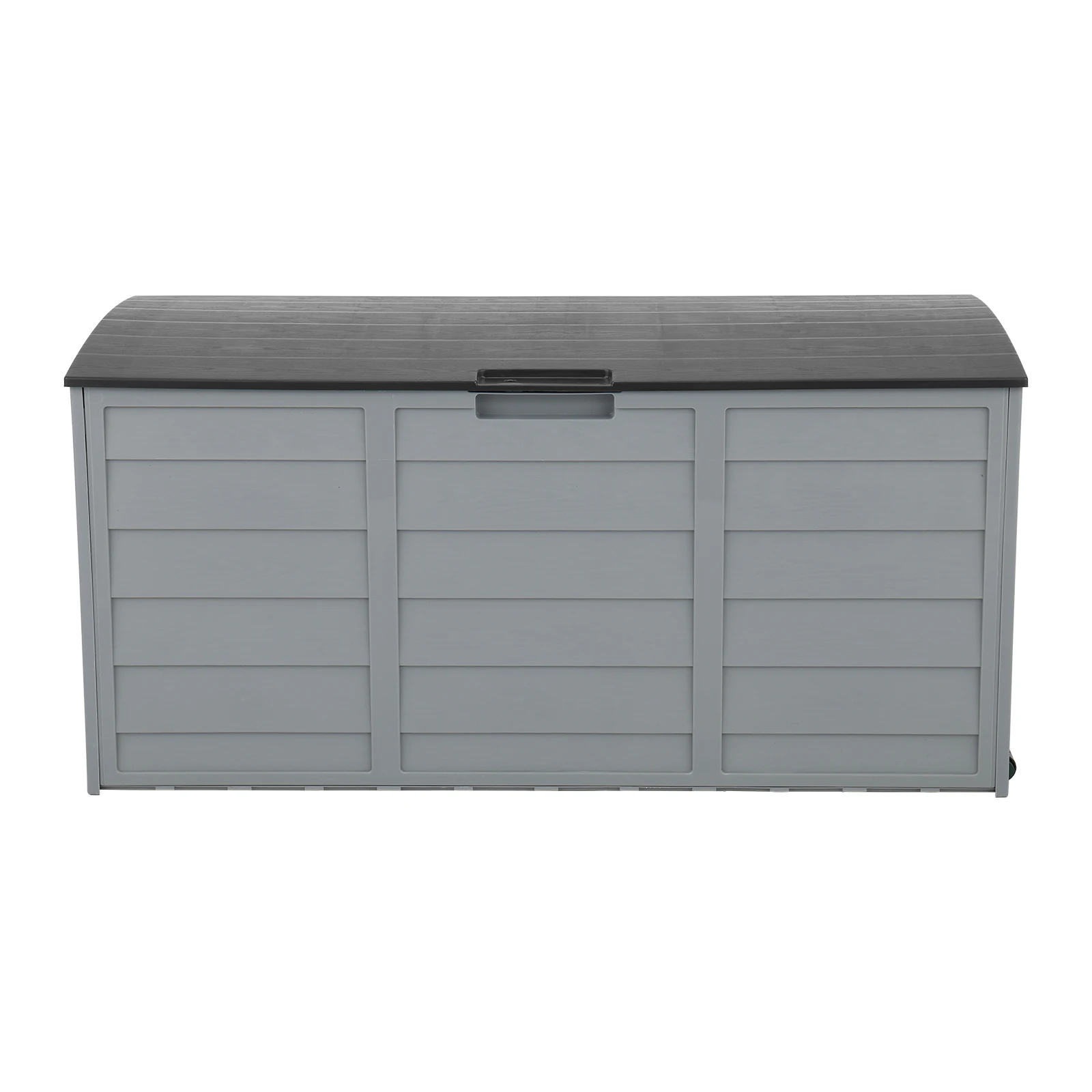 75gal 260L Outdoor Garden Plastic Storage Deck Box Chest Tools Cushions Toys Lockable Seat
