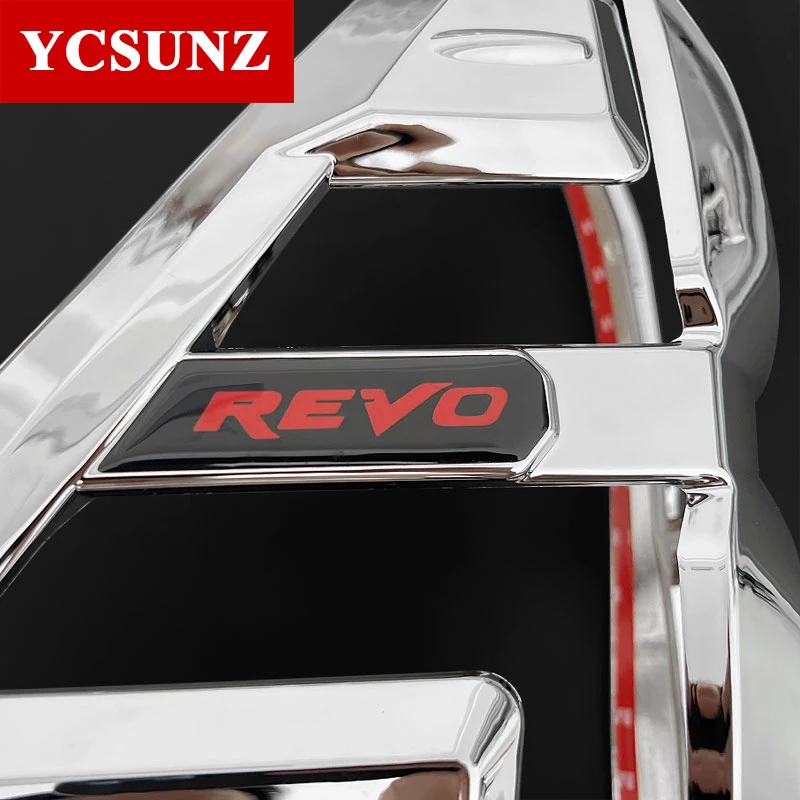 ABS Tail Lights Cover Protector For Toyota Hilux Revo Rocco 2016 2017 2018 2019 2020 2021 4X2 Car Exterior Accessories