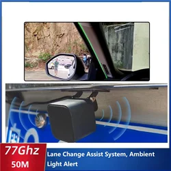 BSD Blind Spot Detection System 77Ghz Millimeter Wave Radar Highlight Warning Light Strip 50M Change Lane Safe Assistant Parking