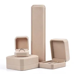 Fashion Velvet Jewelry Box Ring Earrings Necklace Bracelet Storage Organizer Box Jewelry Display Case Holder Gift Packaging