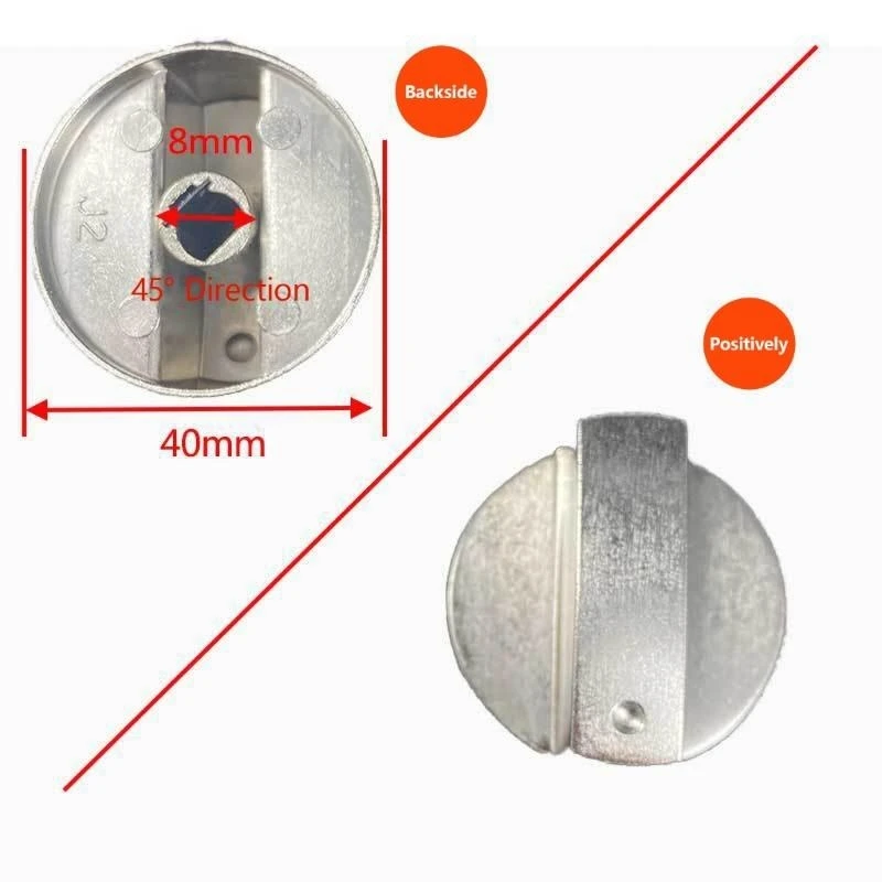 Набор ручки с газовой ручкой из 6 простых установочных ручек вращения.