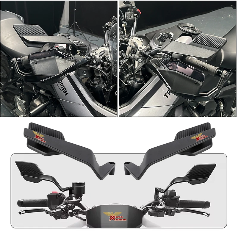 Motorcycle Stealth Mirror Adjustable Wind Wing Mirrors For Moto Morini Seiemmezzo STR SCR Corsaro ZZ ZT Accessories