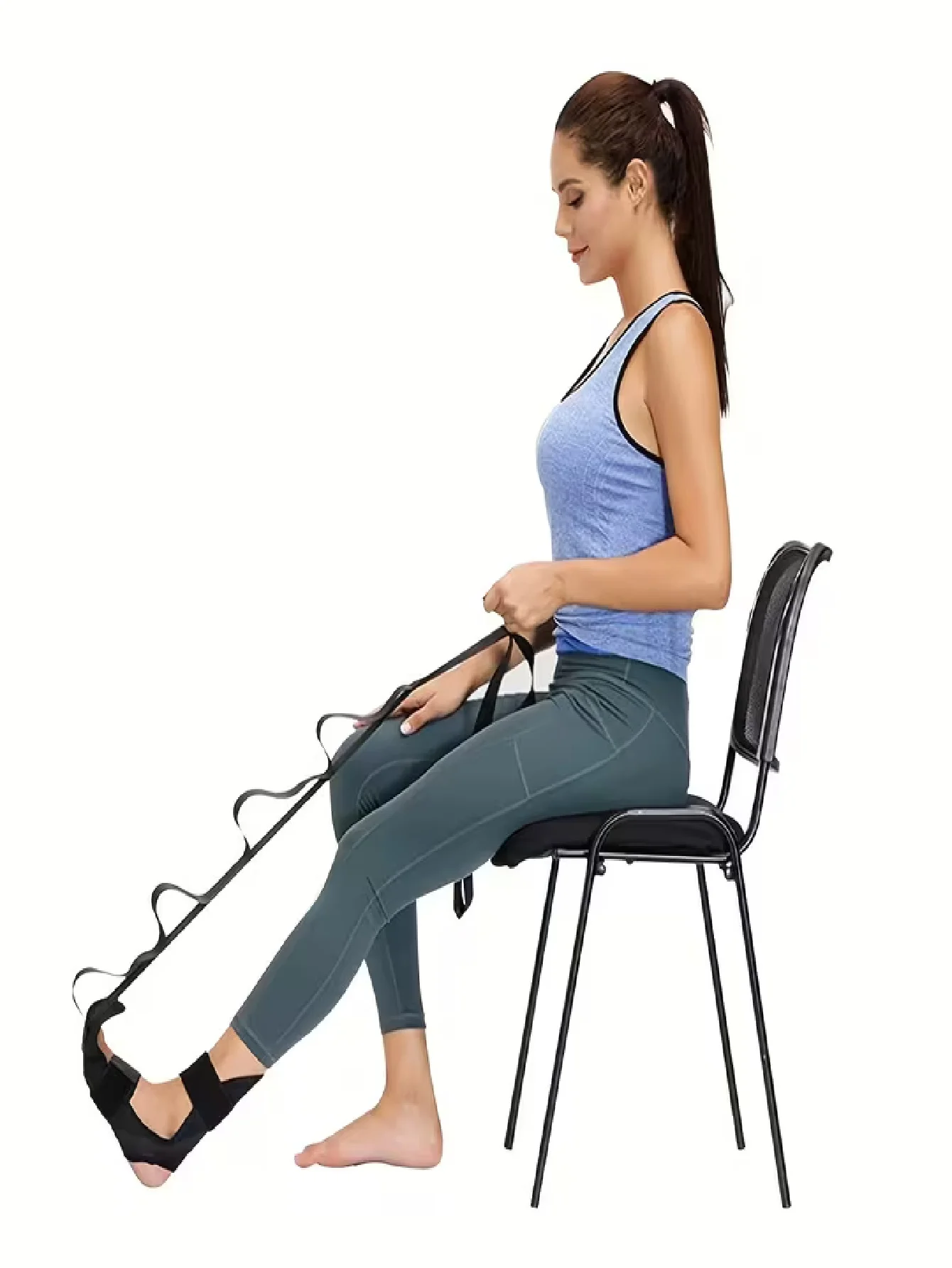 Rehabilitation Training Equipment, Ligament Stretching Straps, Ankle Joint Correction, Foot Drop Correction, Yoga Stretching Straps for Stroke and Hemiplegia