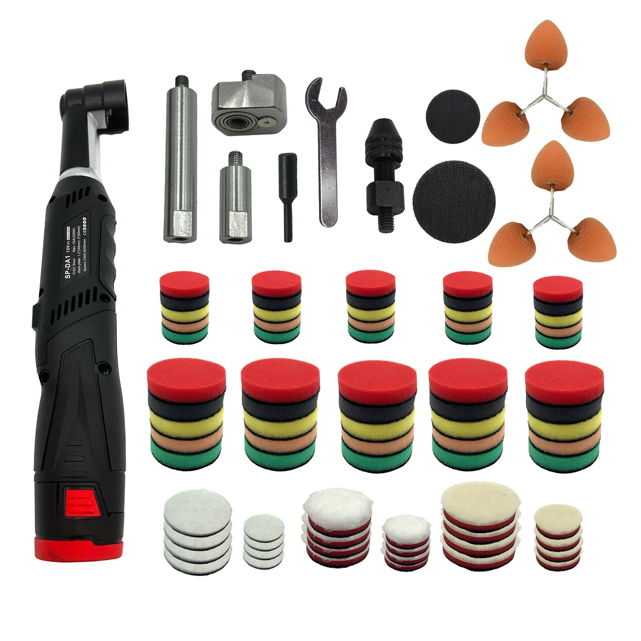 Both Dual Action and Rotary Mini Car Polishers Set Cordless Polishing Machine for Cars