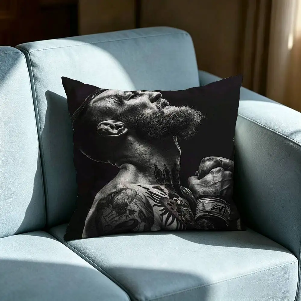 C-Conor M-McGregor Pillow cover Soft Microfiber Pillowcase Home Sofa Decor Surprise Decorative printed.