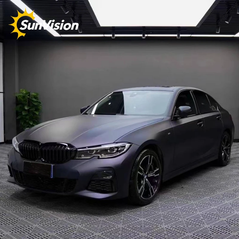 car wrapping film matte black glossy vinyl frost black wrap car film