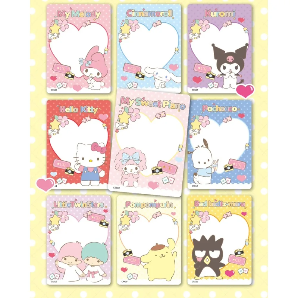 New Vancard's Original Sanrio Collection Card Star Family Sweet Cartoon Character BADBATTZ-MARU Kero Kero Keroppi Card Fun Gift