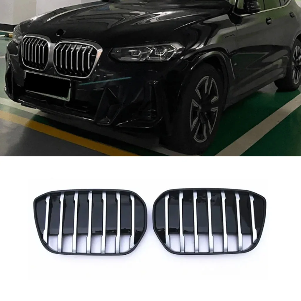 

Car Front Grille Bumper Grill Facelift For Bmw G08 iX3 2020 2021 2022 2023 Tuning Racing Grilles Gloss Black Grille