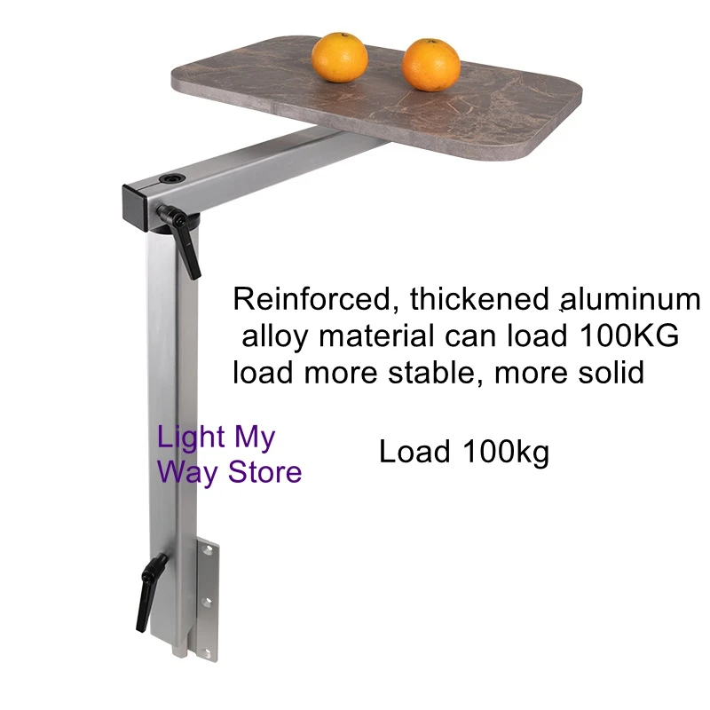 RV movable table legs swivel hidden bracket pull-out business B car rear counter seat removable modification table legs