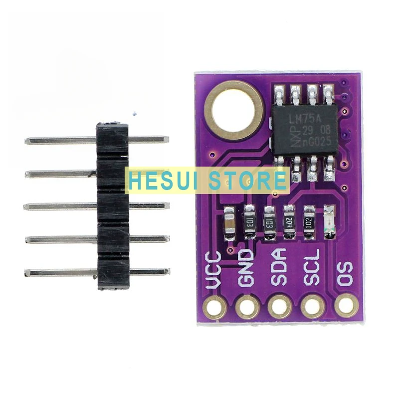 MCU-75 LM75 Temperature sensor High speed I2C interface high precision module