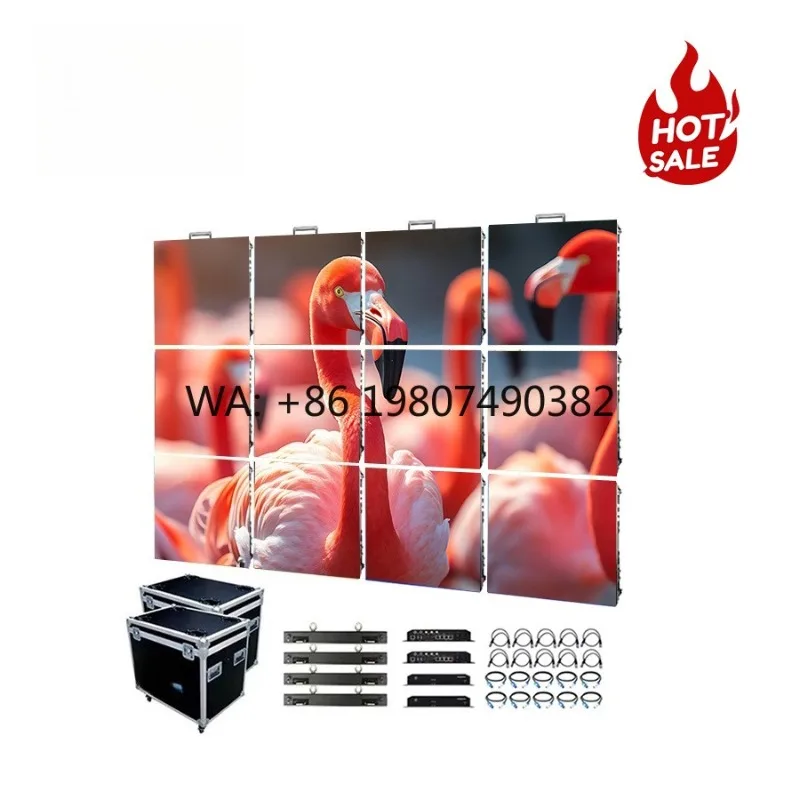 

5x3m Giant LED Display Screen P1.9 P2.6 P2.9 P3.91 Indoor Outdoor Full Color Stage Event Business Advertising LED Video Wall
