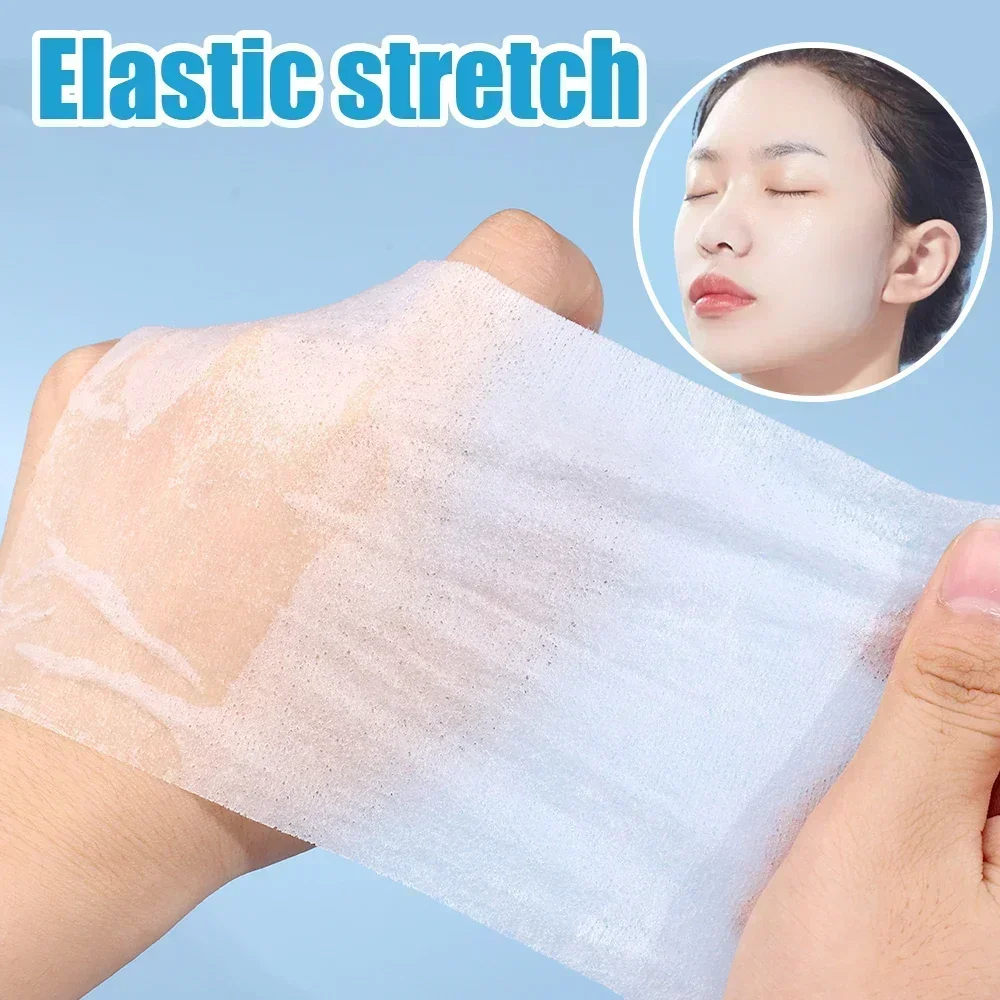 200Pieces Soft Stretchable Cotton Pads Disposable Elasticity Wet Makeup Pads Hydrating Cotton Wipe Cleaning Makeup Removal Pads