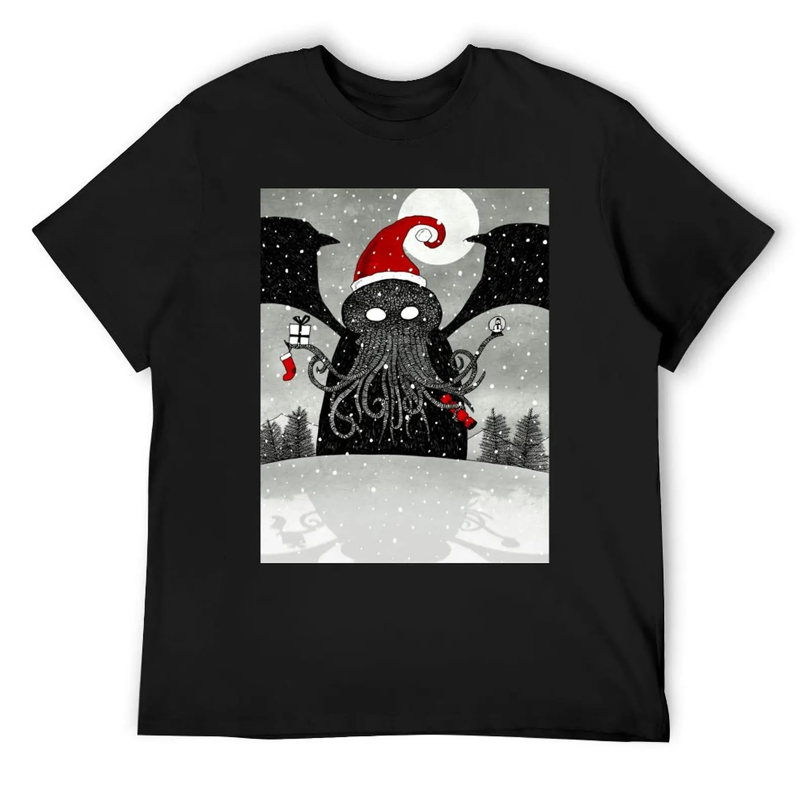 A Cthulhu Christmas T-Shirt cute tops sweat men workout shirt
