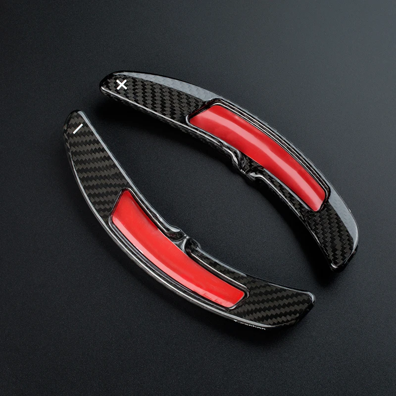 

Forged Automotive Interior carbon fiber Steering wheel Shift paddles Gear plate For Porsche Macan Cayenne 911 918 Panamera 13-15