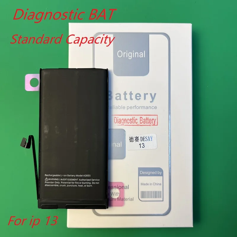 10 шт., диагностическая сменная батарея HISEECON, 0 циклов, без всплывающей, 100% стандартная емкость для здоровья для iPhone 13 14 15 PM iOS 18 и 26