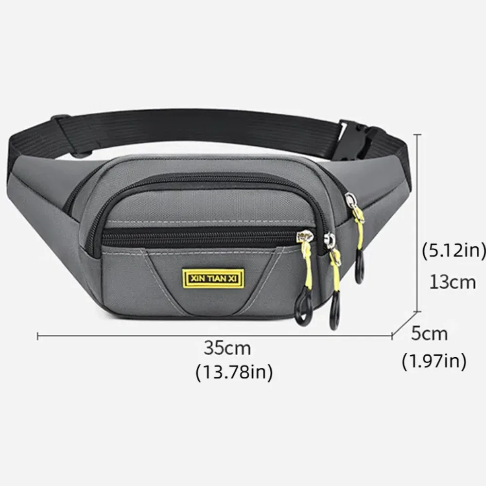 Large Capacity Running Waist Bags Wear-resistant Lightweight Marathon Running Bag Waterproof Storage Sports Phone Bag Sports