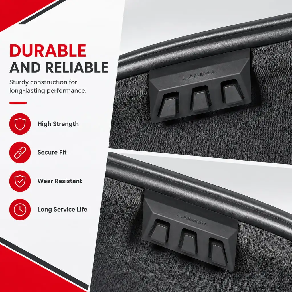 PINMOAP Hidden Trunk Hook With Three-Hook Design Damage-Free Installation Fit for Tesla Model Y/YL 2025-Latest