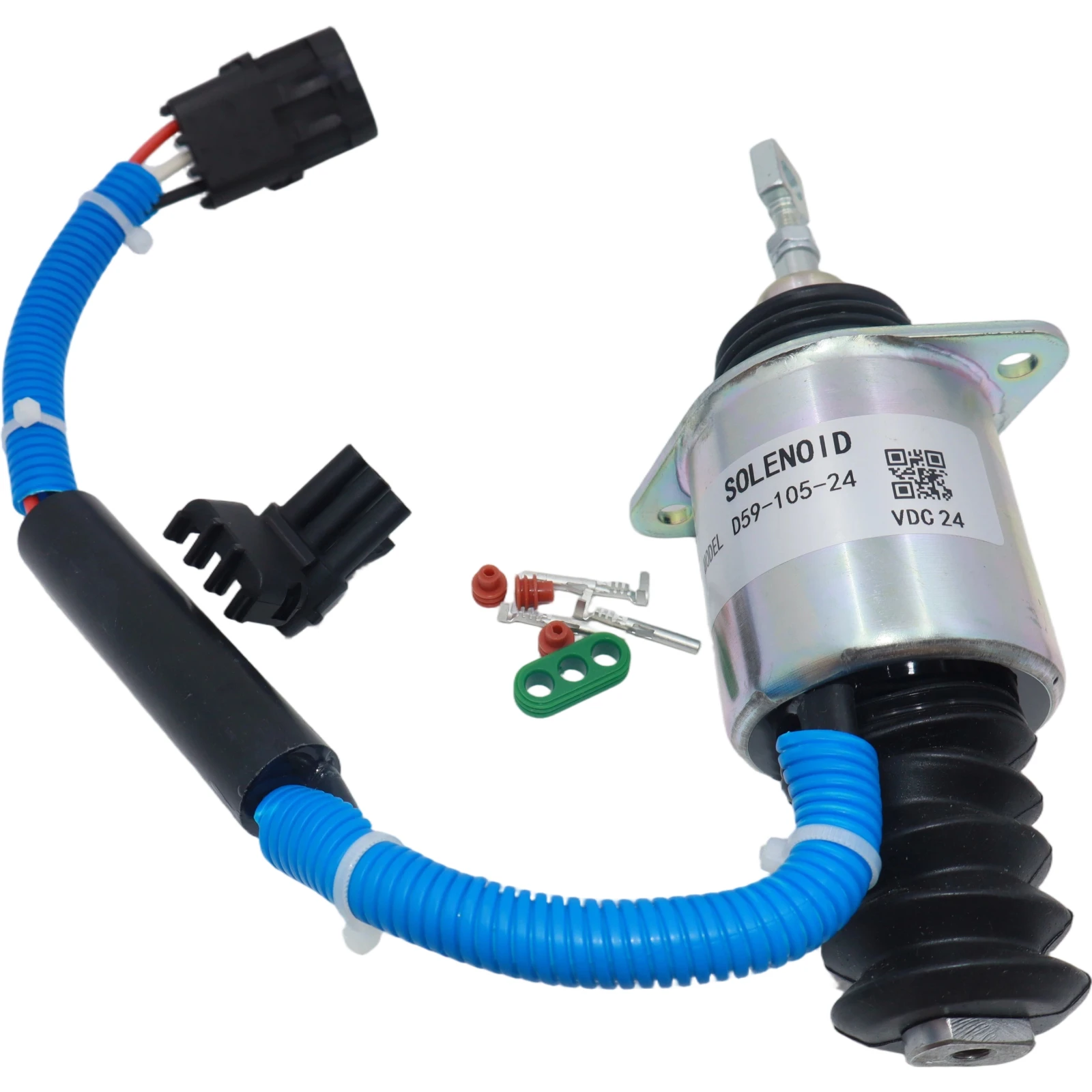 D59-105-24 24V Solenoid valve Compatible for  Hangchai 6114 Diesel Engine
