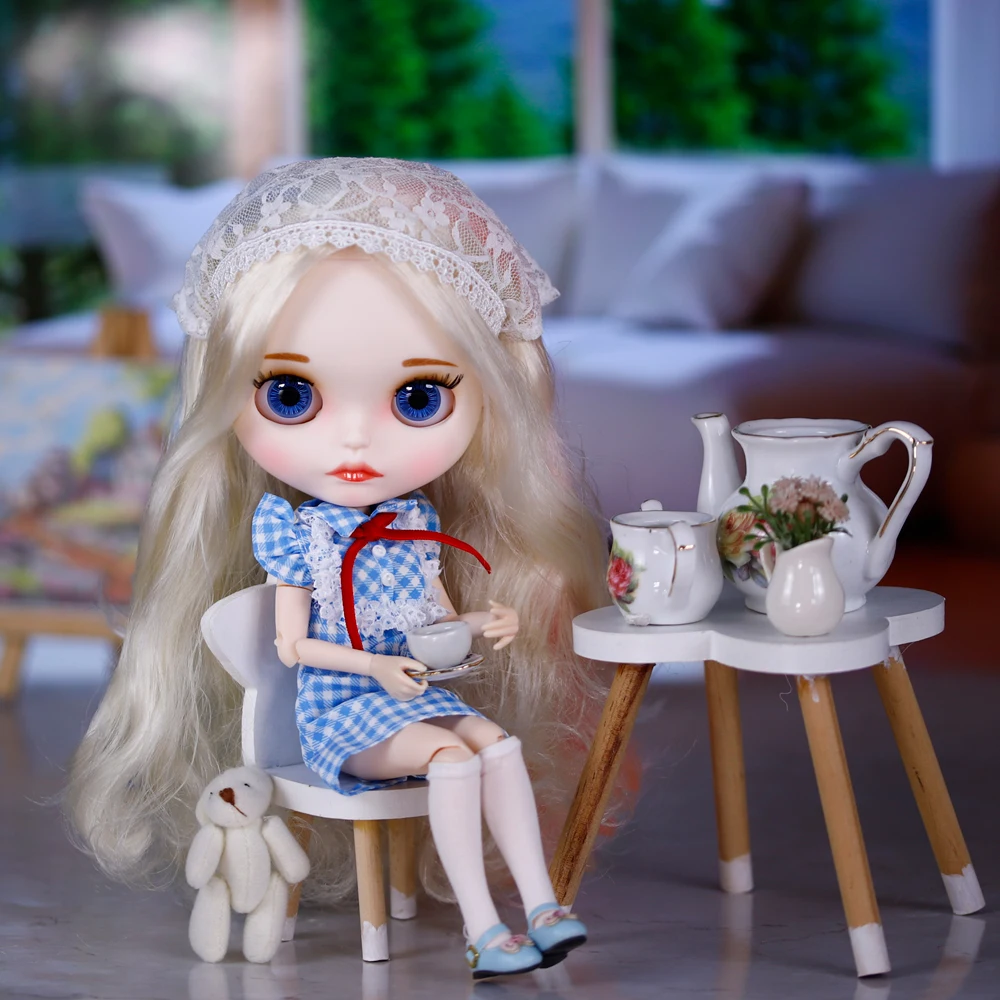 ICY DBS ブライスドール BJD 可動式ボディ 白肌 マットフェイス キュートセット 1/6 30cm 女の子向けギフト アニメ SD