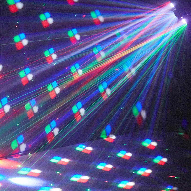 

B03B-Double-Head Light LED Moving Head Light For Club Wedding Christmas EU Plug