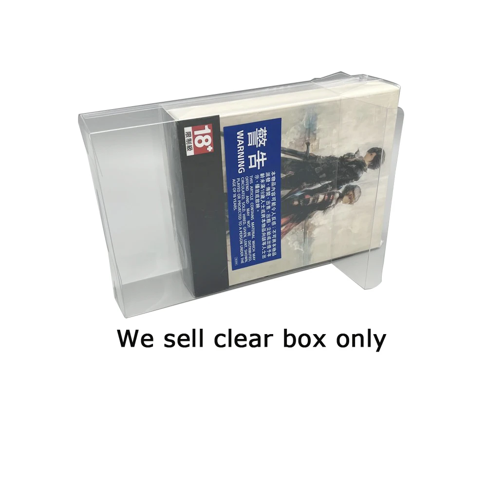 Transparent Clear box For PS5 for Final Fantasy FF16 game box special plastic Protector collection storage protective box