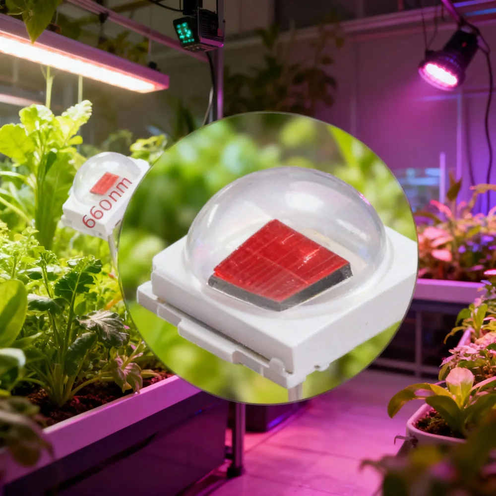 

High PPF 660nm Red LED diodes used for LED lamp