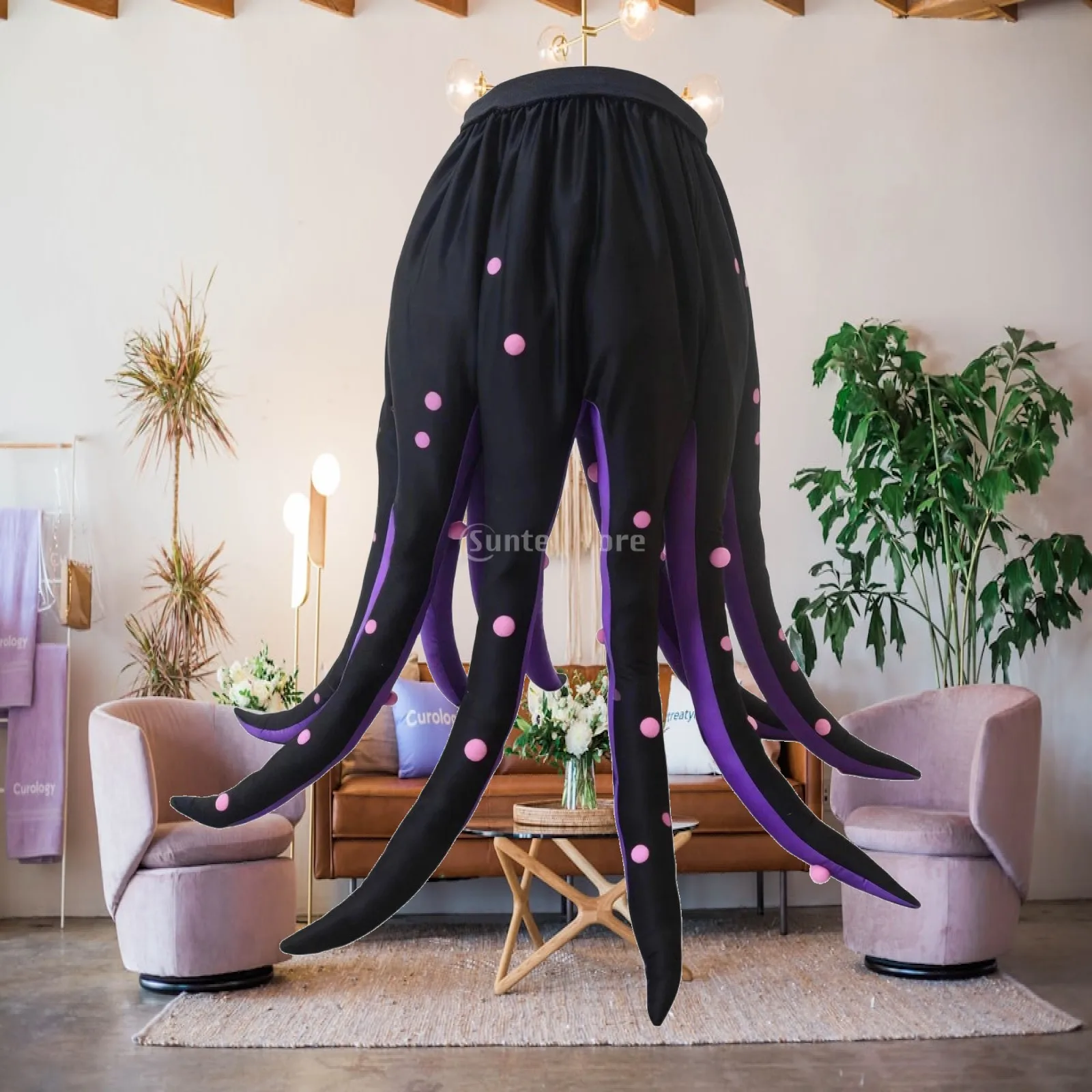 Costume de pieuvre léger et amusant pour la scène, les spectacles, les fêtes à thème et les célébrations d'Halloween