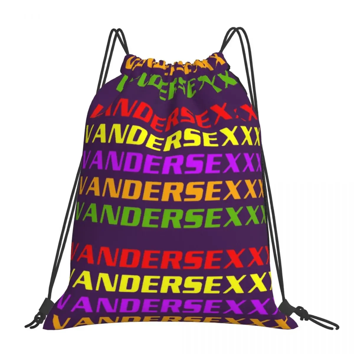 Club Vandersexxx Backpacks Multi-function Portable Drawstring Bags Drawstring Bundle Pocket Sports Bag BookBag For Travel School