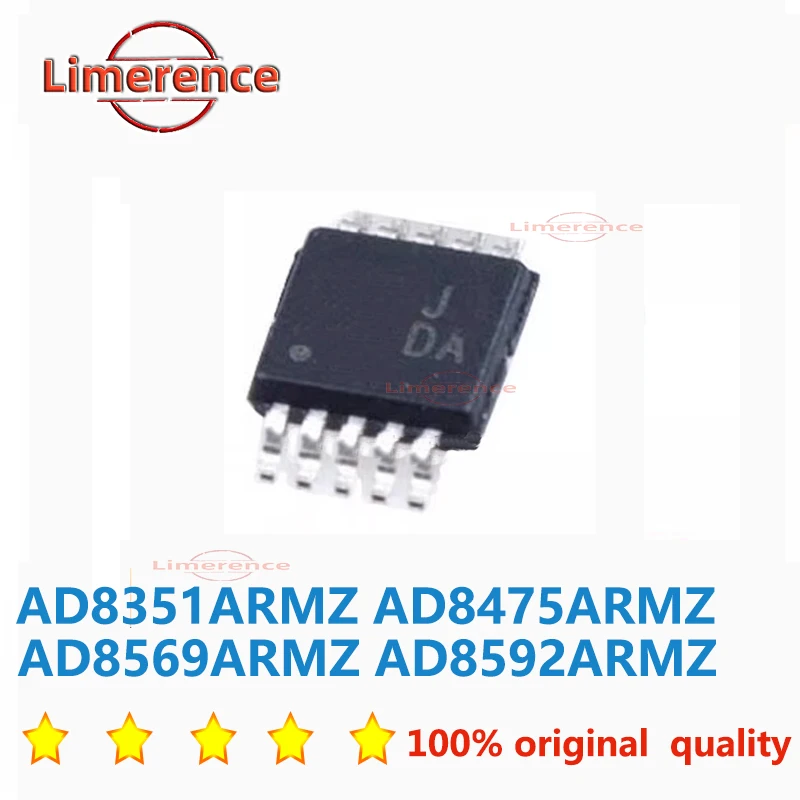 1 Piece AD8351ARMZ AD8475ARMZ AD8569ARMZ AD8592ARMZ Silkscreen JDA Y31 AXA AQA MSOP-10 Chip IC New Original