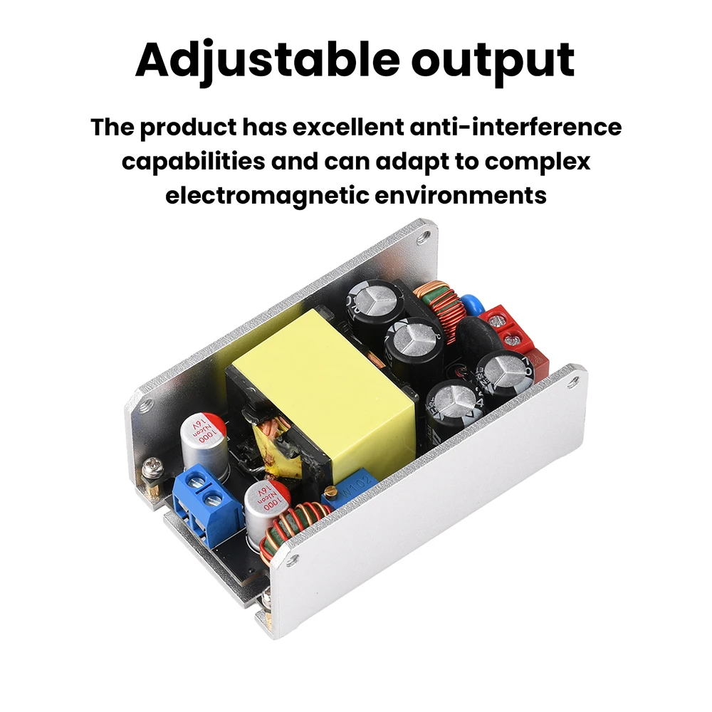 AC 190-265V zu DC 9-30V Einstellbares 180W Hochleistungs-GaN-Schaltnetzteilmodul mit geringer Welligkeit, Industrielle Leistungsplatine – Detail 15