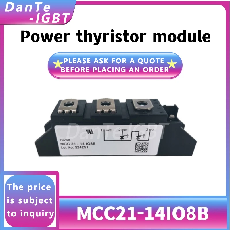 MCC21-14IO8B new module trigger board 14io8B high voltage thyristor original spot