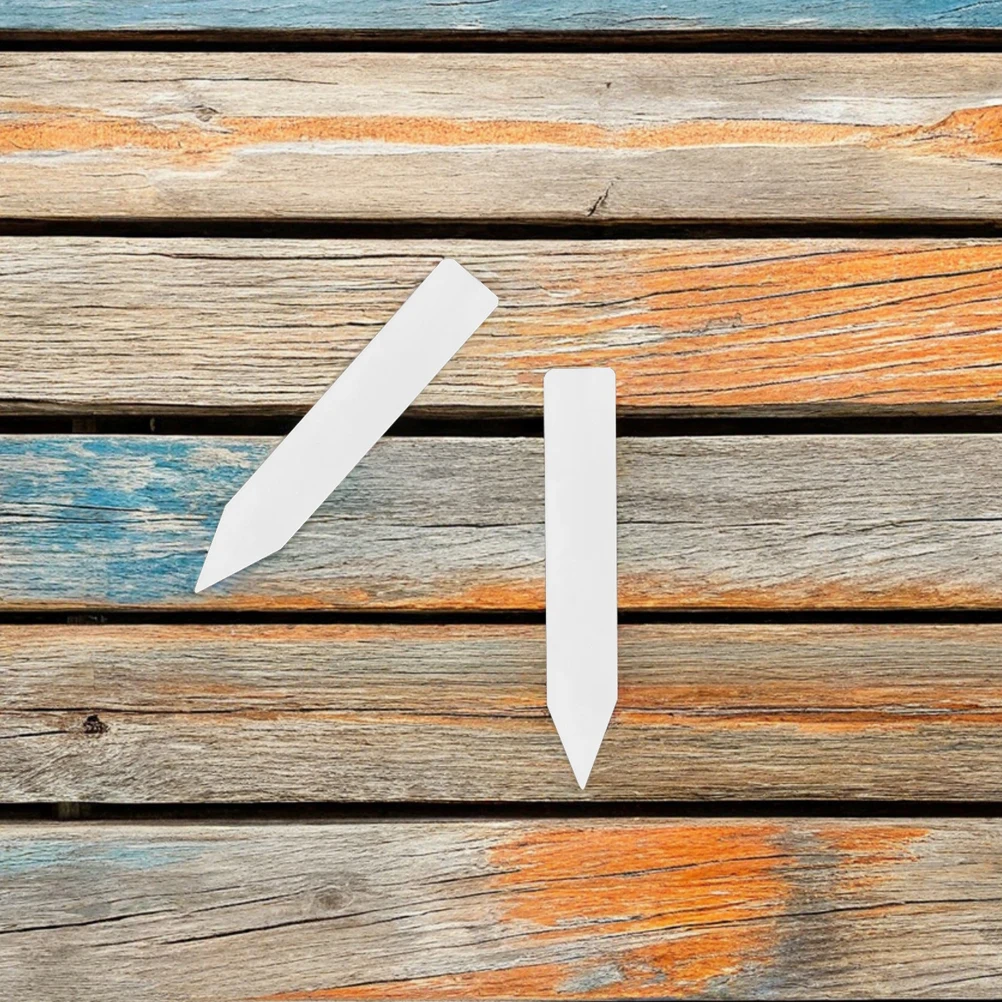 

100Pcs Weatherproof PVC Garden Plant Tags Ideal Size for Herbs Vegetables Succulents Nursery Use Plant Markers