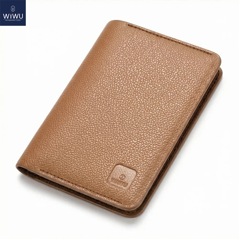 WiWU Master Passport Wallet RFID Anti-skimming PU Leather Pouch Bag Skin-friendly Organize Bag Storage Carry Pouch