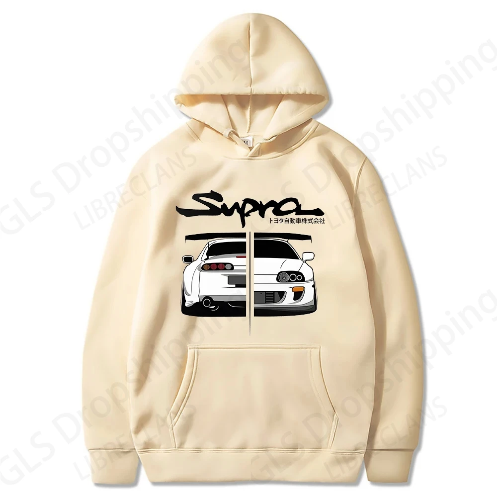 Initial D Supra Hoodies Men Women Fashion Hoodie Japanese Anime Sweats Women Sweatshirt Coats Pullovers Sudaderas Boy Clothes