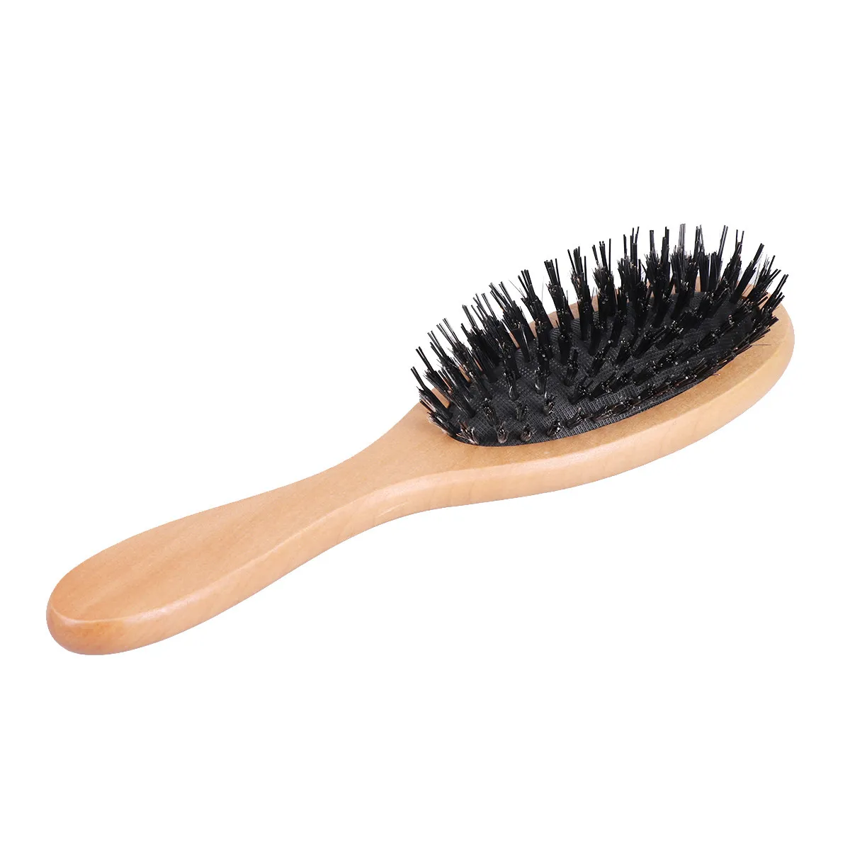 

1Pcs Wooden Hair Comb Scalp Massage Brush Ergonomic Handle Smooth Bristles Detangle Hair Comfort Relaxation Massage
