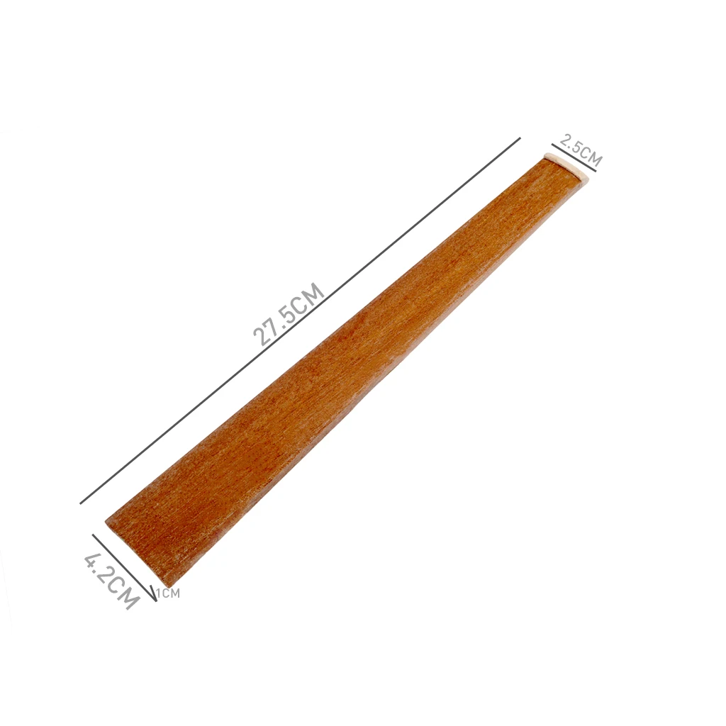 Mugig Unfinished Violin Sparepart Rosewood 4/4 Violin Fingerboard Violin DIY Natural Wood Full Size Electric Violin Accessories