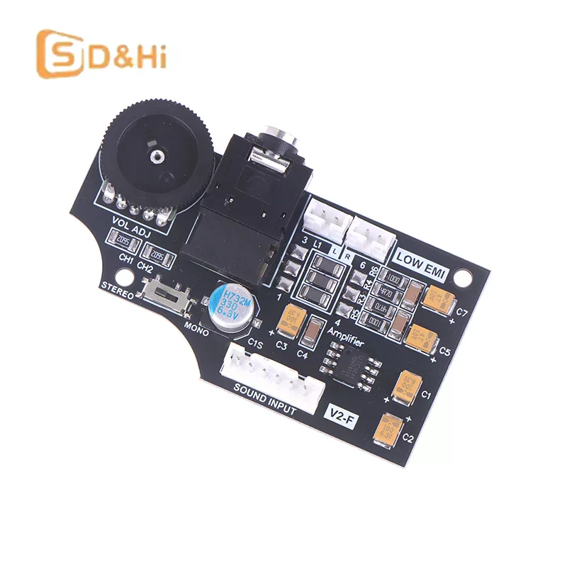 Высококачественная двухканальная аудиоплата громкости для игрового оборудования SEGA с использованием аудиоконденсаторов ELNA, максимальный двойной оригинальный выход громкости