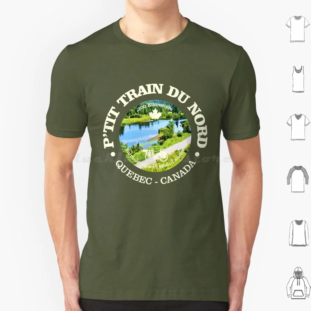 

P'tit Train Du Nord ( Cycling C ) T Shirt Men Women Kids 6xl Ptit Train Du Nord Quebec Quebec Cycling Quebec Rail Trails Rail