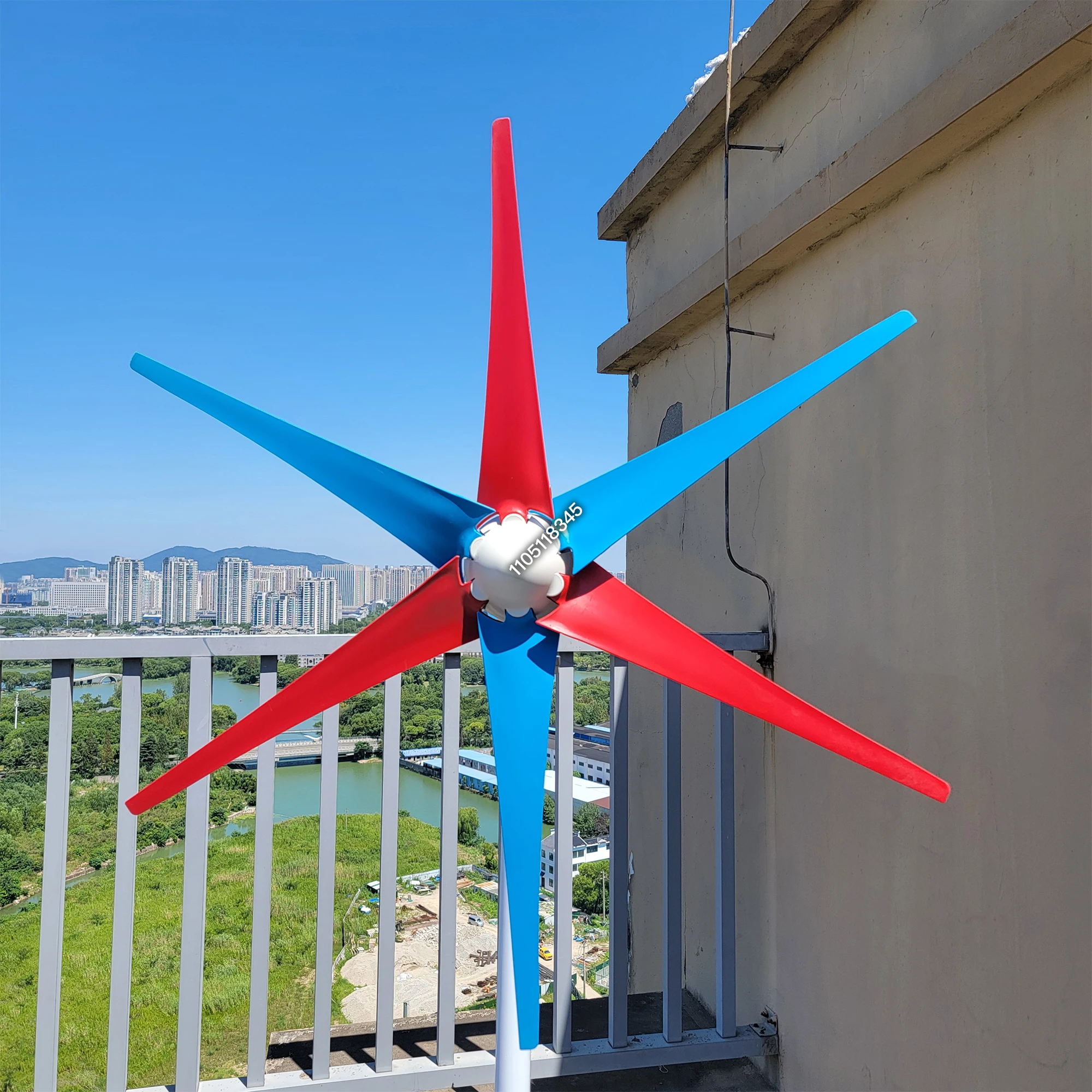 3KW 5000W 6000W 8000W 10KW Horizontal Axis Magnetic Wind Turbine Free Energy Low Speed Low Noise Household Farm 220V Off Grid