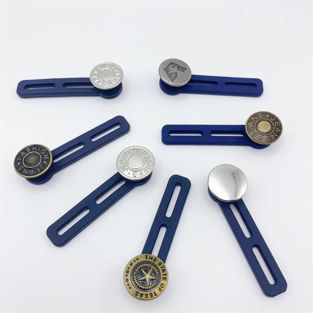 

13 Piece/set Pants Button Extender, Adjustable Retractable Waist Extender, Silver and Bronze, Invisible Without Tools