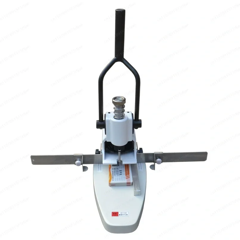 T30 Single-Hole Manual Punch Machine – Fabric Tag & Album Label Perforator for Menu & Cardboard Punching